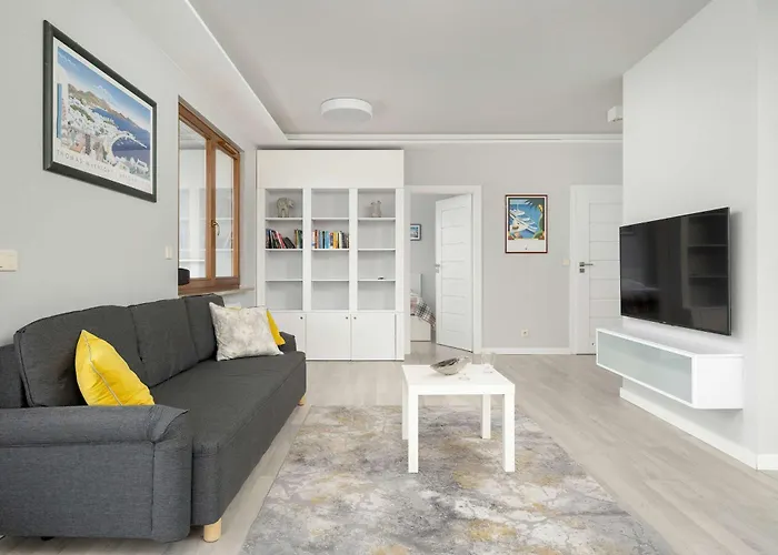 Apartament Nowoczesny Blisko Rzeki We Wrocławiu Z Biurkiem I Parkingiem By Renters